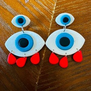Handmade Eye Earrings